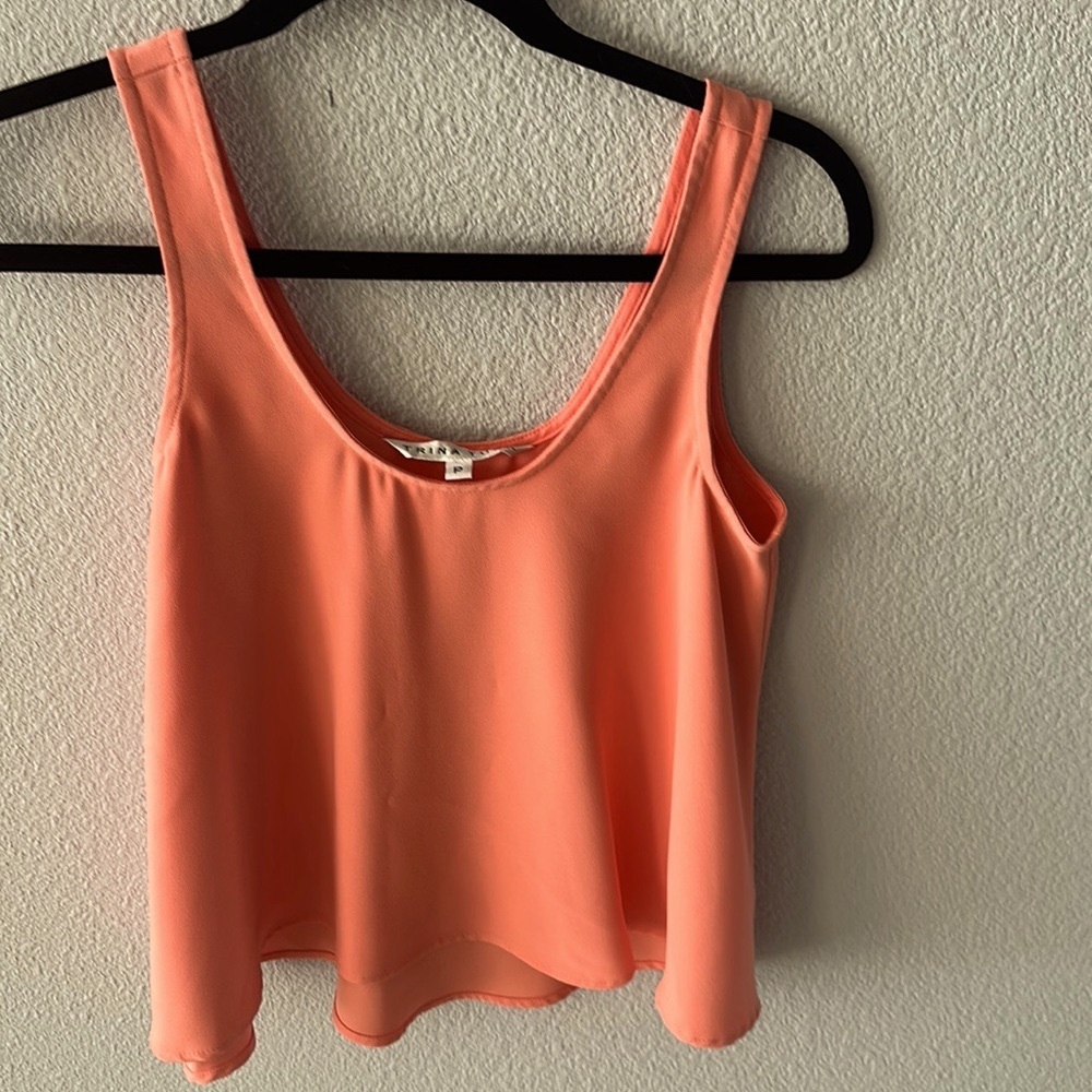 FINAL SALE 🏷️  TRINA TURK Peach Tank Dress Top 🧡